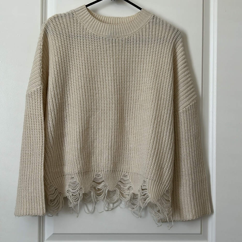 Daytrip Distressed Sweater